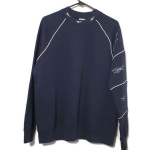 Navy Reebok Classic Retro Sweatshirt UK L 16-18 US 12
